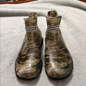 Men's Olive Camo Rain & Snow Boots